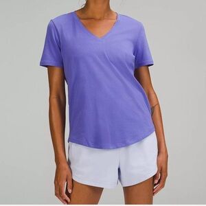 lululemon athletica Purple Short Sleeve Tee